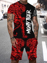 Cool The Lion King Print T-Shirt and Drawstring Set