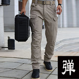 Men's M-5XL Autumn Spring Fall Elastic Camping Hiking Trekking Finshing Hunting Pants Outdoor Cycling Tactical Cargo Trousers