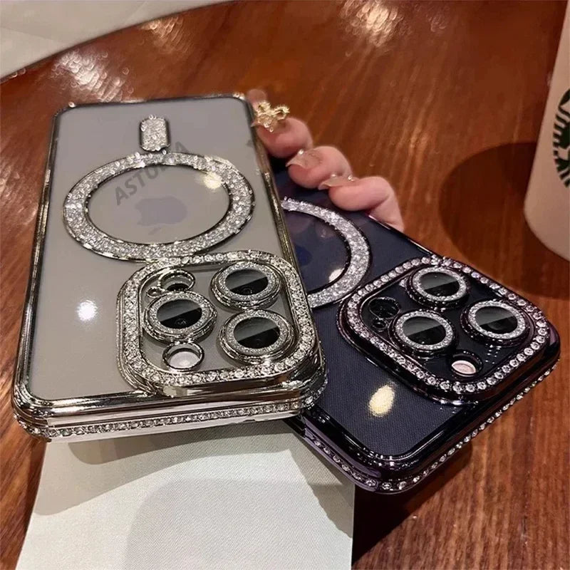 Glitter Diamond Transparent Case