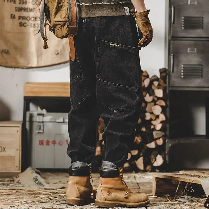Luxury Tapered Cowboy Cargo Pants