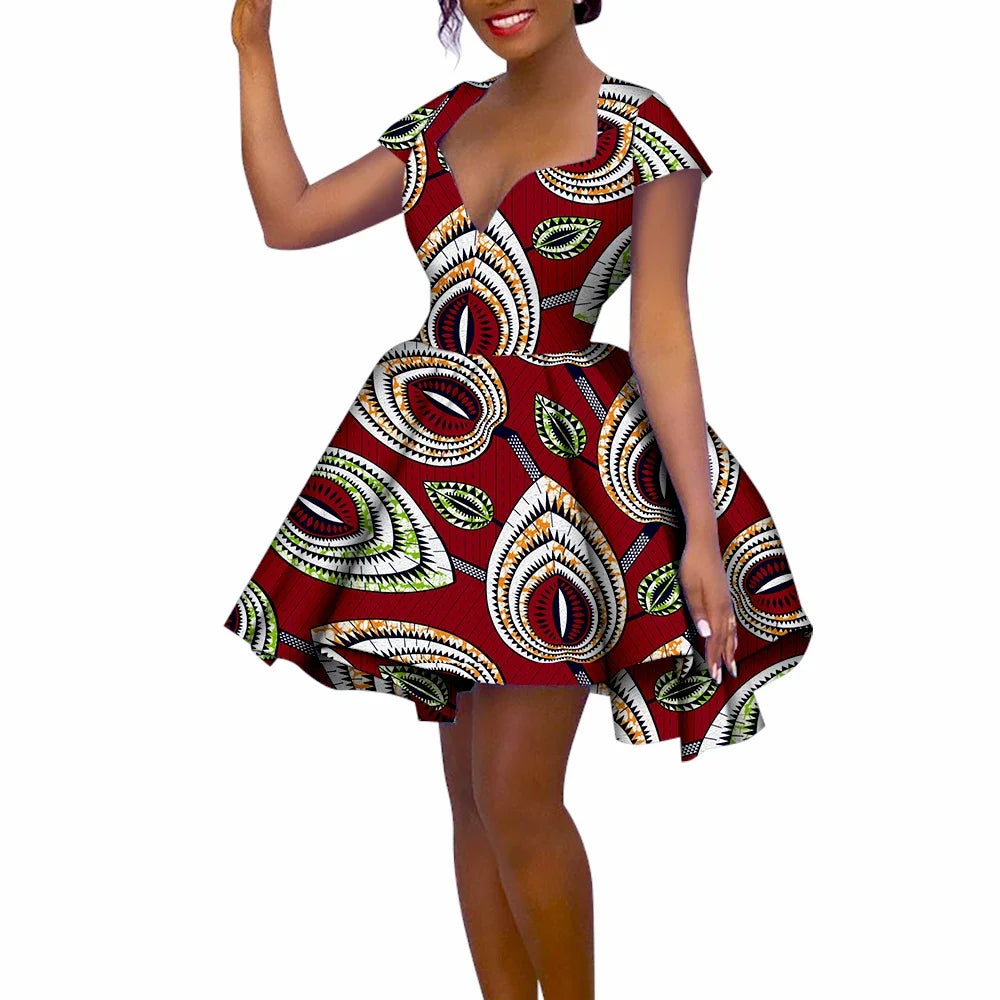 Nice Ball Gown Dress for African Queens - WY621
