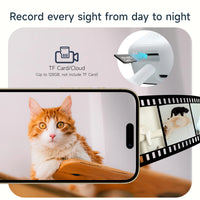 HEIYOUCAM Window Camera - Replaces Outdoor Cameras | 2.4/5GHz Wi-Fi | 3MP Resolution | Full-Color Night Vision Through Window |