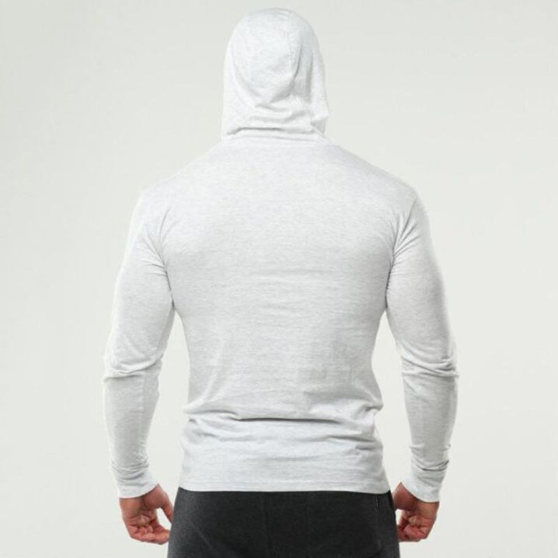 Mens Long Sleeve Bodybuilding T-Shirt