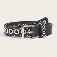 Women's Belt Fashionable Rivet Thin Belt Personalized Needle Buckle Belt Street Trend Punk HipHop Style Belt