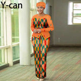 African Dresses for Elegant Patchwork Women Gown