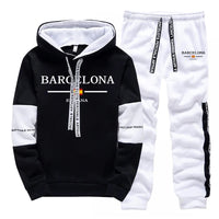 Fashion Mens Tracksuit Print Casual Sweatshirts Sportswear Outdoors Sports Jogging Mens Clothing Single Piece Hoodie Pants 2025