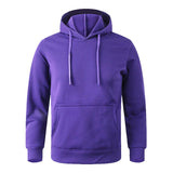 iCool Solid Color Versatile Men Hoodie