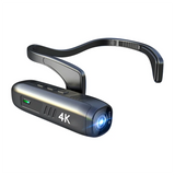New 4K 30FPS Head Mounted Camera Wearable WiFi Video Camcorder Camera 120°Wide Angle Lens Anti-Shake APP Control Camera