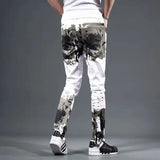 Slim Fit Man Aesthetic Goth Style Pant