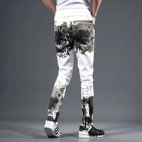 Slim Fit Man Aesthetic Goth Style Pant