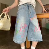 Embroidered Retro Hip Hop Street Jeans