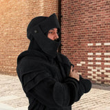 Men Gothic Hip Hop Hooded Sweatshirt