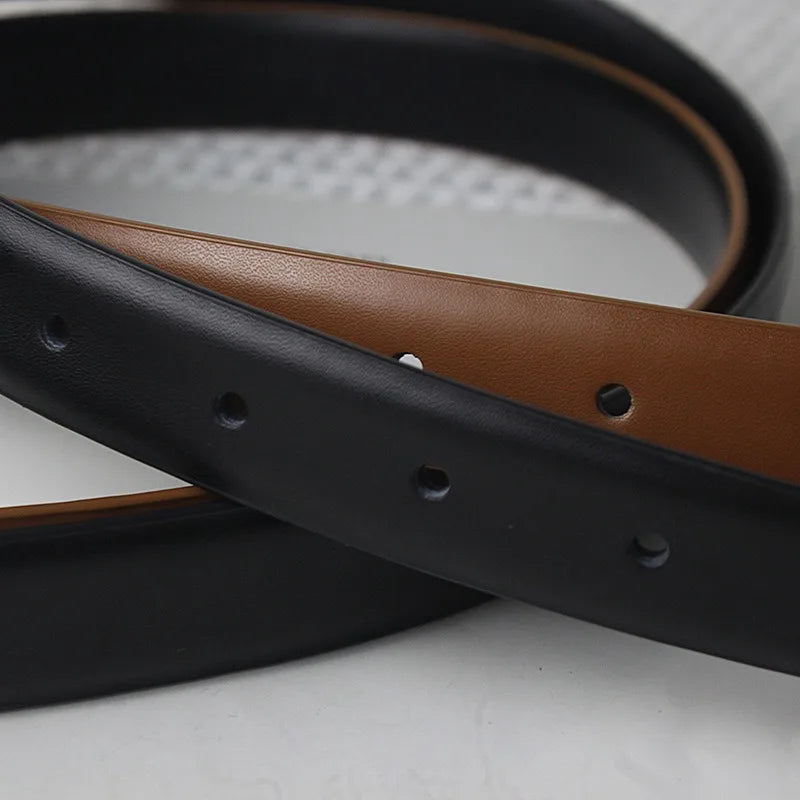 Women's Belt Brand High Quality Fashion Belt Metal Buckle Girls jeans Dress Accessories A Fancy Gift From A Friend