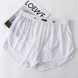Breathable Mesh Boxers for Men - Loose-Fit Athletic Underwear with Enhancing Pouch Arrow Shorts