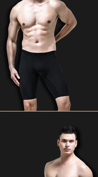 Breathable Pouch Middle Long Leg Boxers