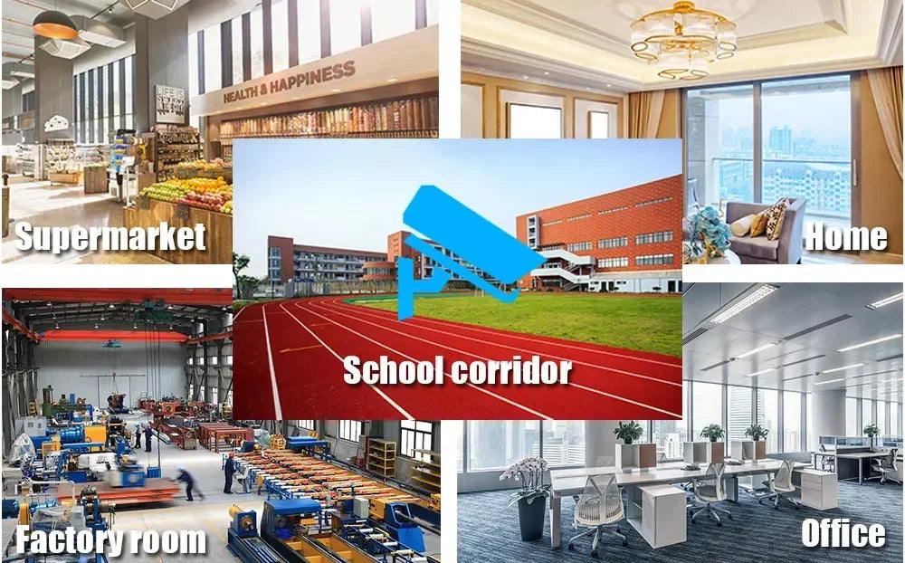 4K AHD Camera Full Color Night Vision CCTV Security Surveillance 8MP Outdoor Waterproof Analog Digital Video 5mp Home Camera