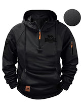 Casual Men's Multi-Pocket Zipper Hoodie