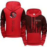 Casual Mens Tracksuit Printed Splash-ink Hooded Sweatshirts Outdoors Sports Jogging Mens Clothing Street Single Piece Tops Pants