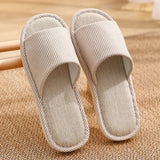 Non Slip Women Breathable Linen Slippers