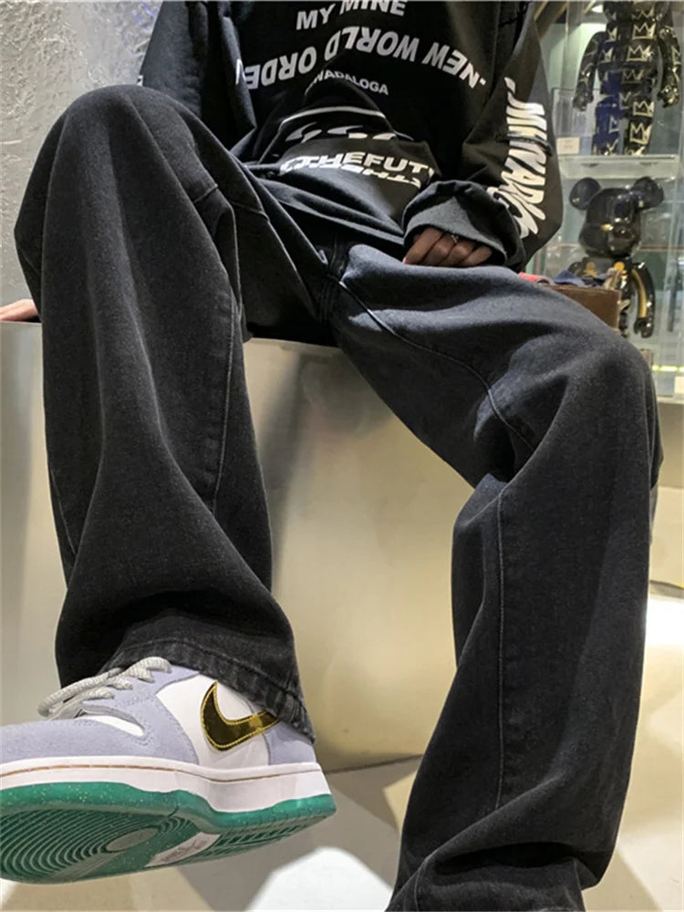 Thick Fleece Cross Waist Wide Leg Pants