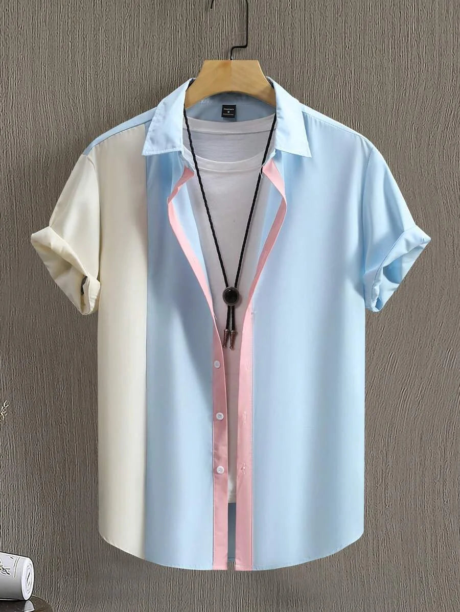 3D Printed Men's Short Sleeve Shirt