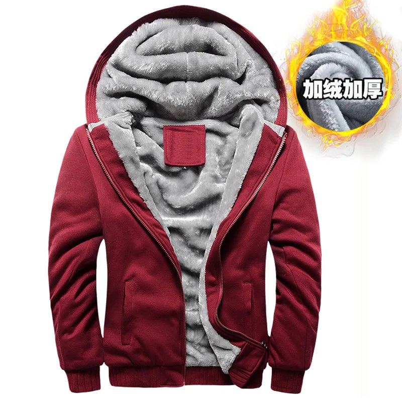 Men Autumn Winter Hooded Sweatshirt