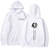 New Trendy Print Versatile Men Hooded Sweatshirt