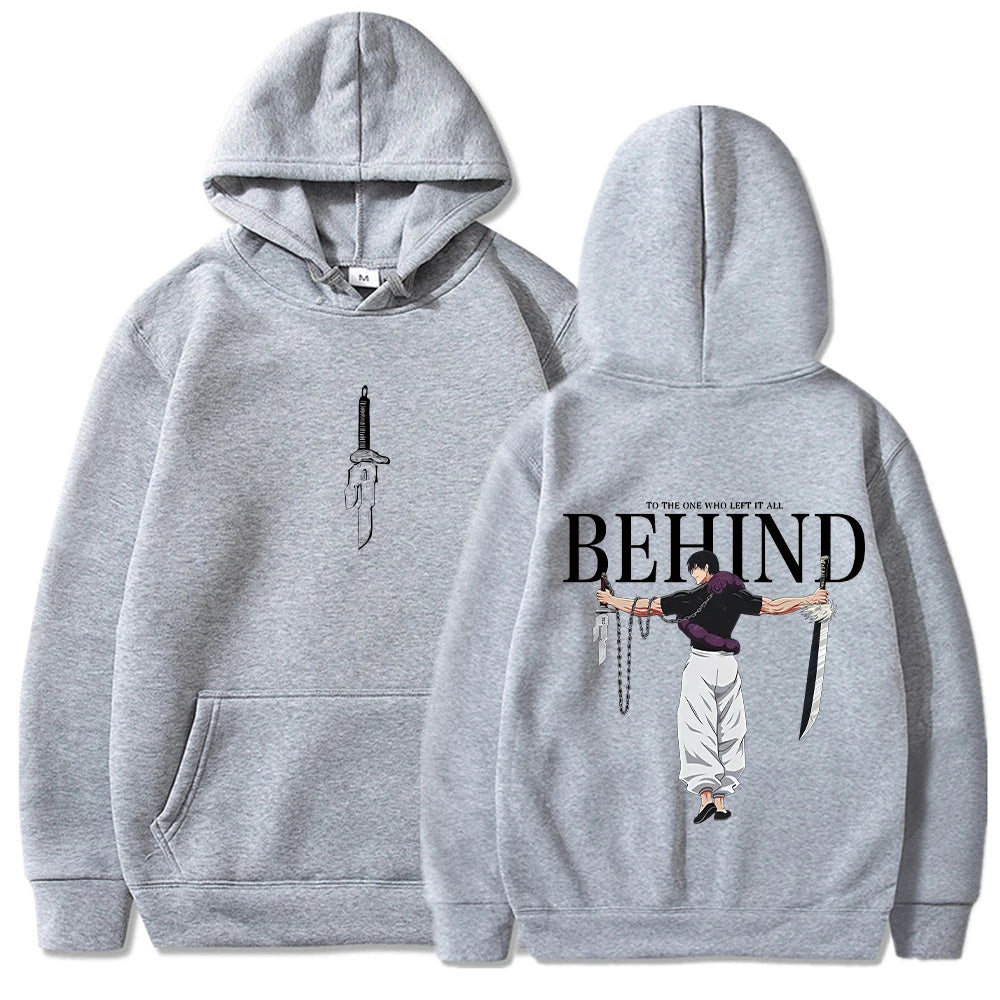 Hip Hop Streetwear Men's Anime Hoodie