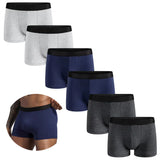 6Pcs/Set Men Panties Men's Underwear Male Brand Boxer And Underpants For Homme Luxury Set Shorts Box Slip Kit Student Briefs