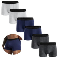 6Pcs/Set Men Panties Men's Underwear Male Brand Boxer And Underpants For Homme Luxury Set Shorts Box Slip Kit Student Briefs