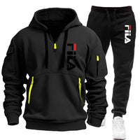 Casual Men's Hooded Sweatshirt and Pants
