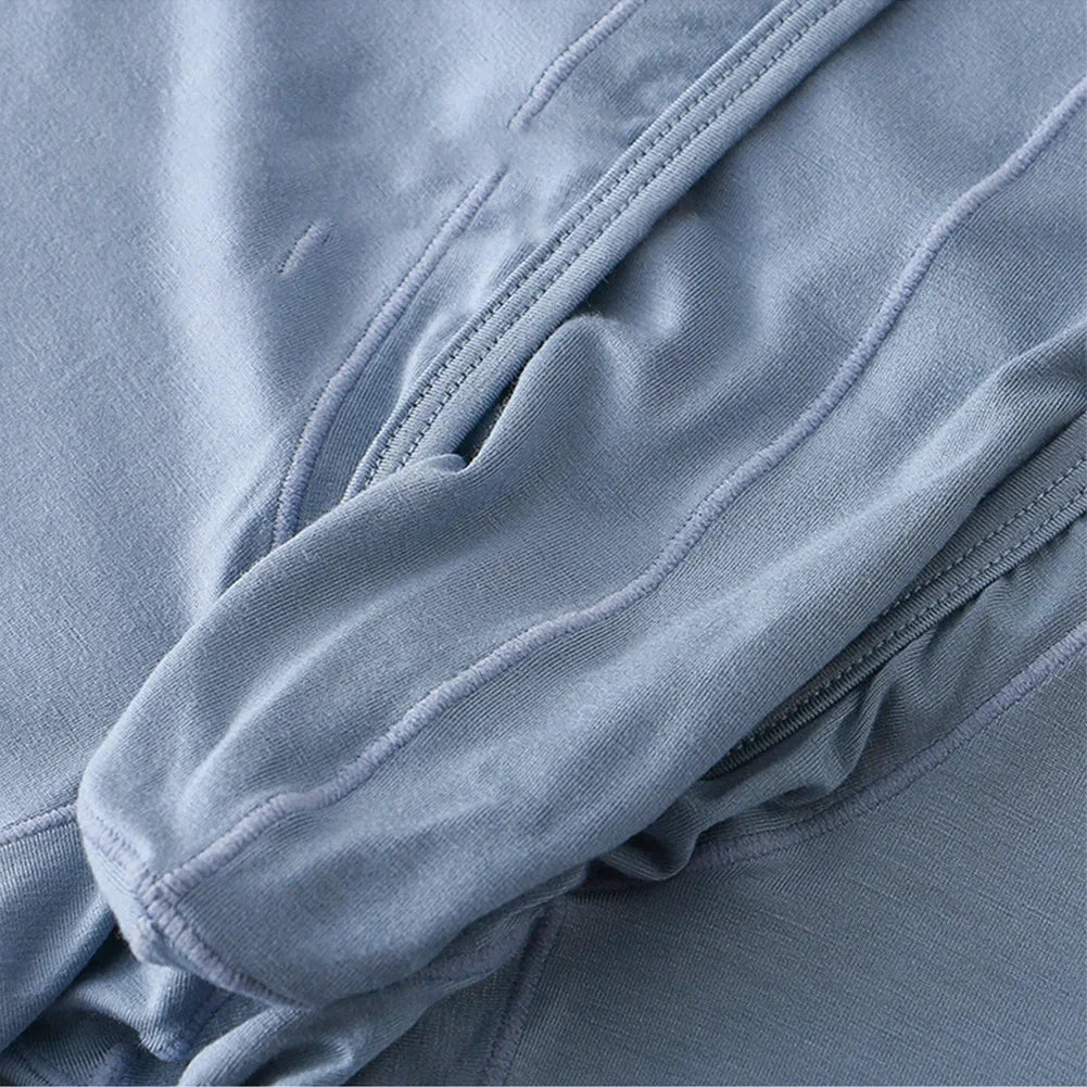 1PCS Mens Long Legs Underwear Separate Ball Pouch Breathable Comfort Sport Seamless Boxer Trunks Shorts Calzoncillo Hombre