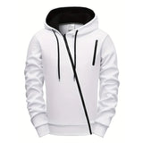 Mens Tracksuit Solid Color Casual Zipper Sweatshirts Daily Sports Jogging Hoodies Mens Clothing Single Piece Jacket Tops Pants