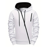 Mens Tracksuit Solid Color Casual Zipper Sweatshirts Daily Sports Jogging Hoodies Mens Clothing Single Piece Jacket Tops Pants