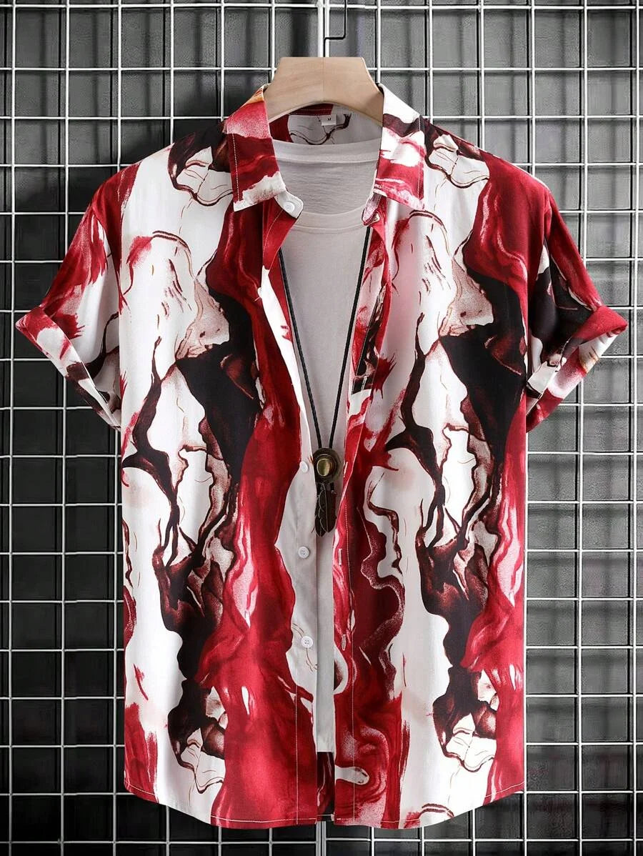 3D Printed Men's Short Sleeve Shirt