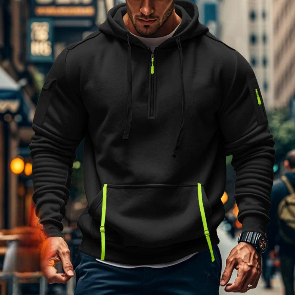Men Winter Punk Style Hoodie