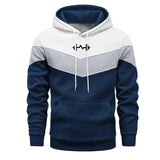 Fitness Mens Hoodies Printing Casual Tricolor Sweatshirts Outdoors Sports Jogging Mens Clothing High Quality Streetwear Tops Gym