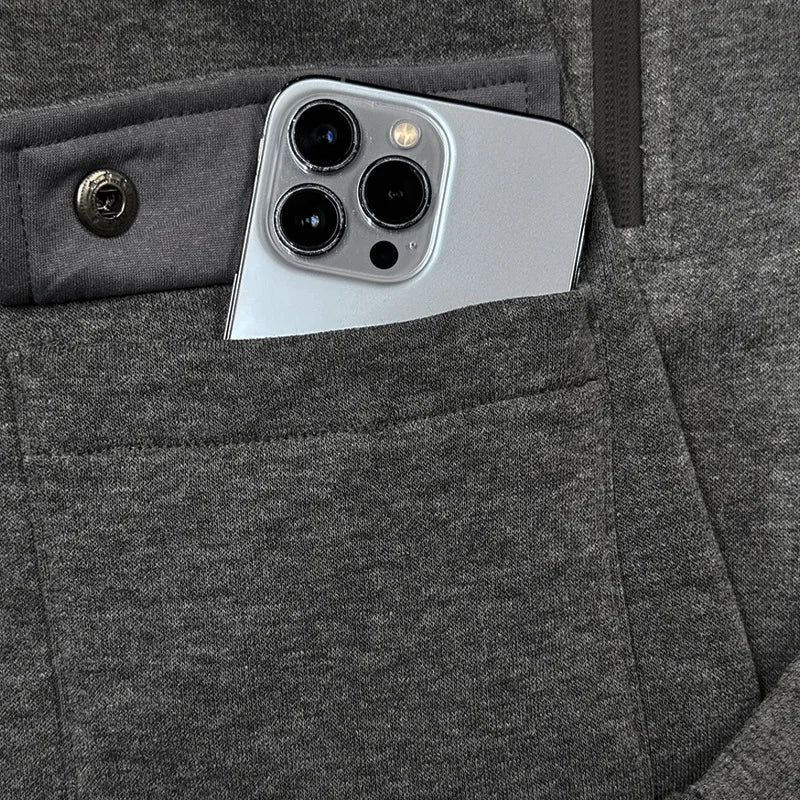 Men Winter Punk Style Hoodie