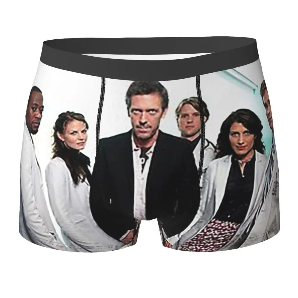 Boxer Underpants Shorts House MD Panties Men Soft Underwear for Homme Man Boyfriend Gifts