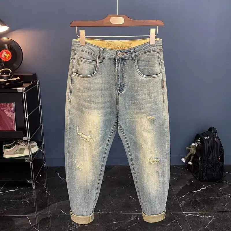 Men's Vintage Ripped Harlan Jeans