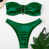 Push Up Monokini Bandeau Bikini Swimsuit