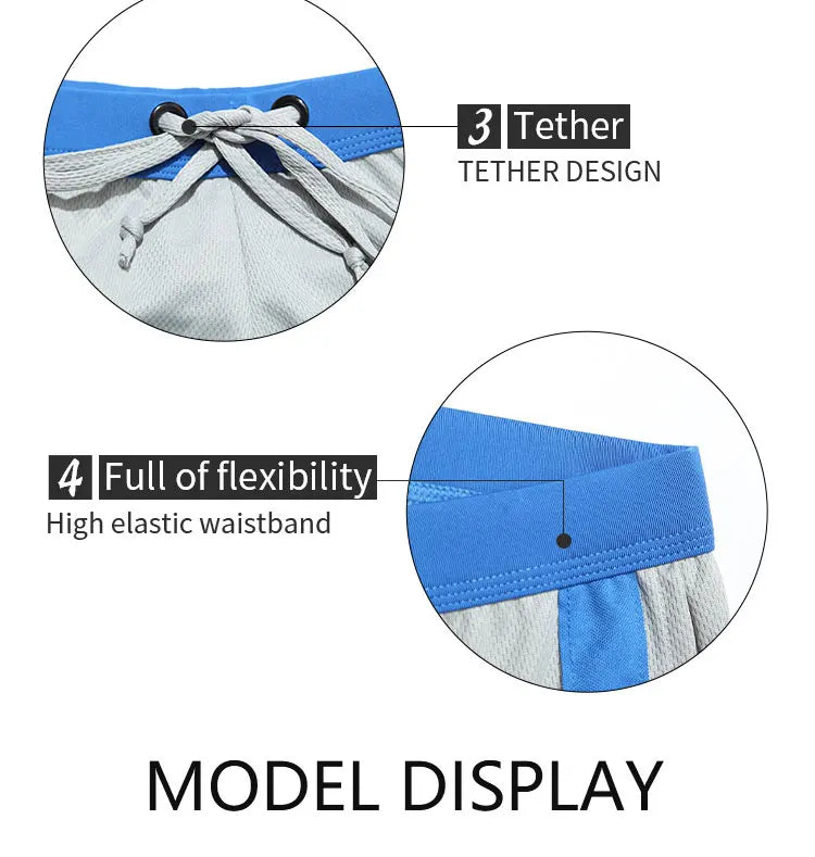 1pcs Mens Boxers Shorts Underwear Summer Fashion Swimwear Trunks Sports Wear Sexy Short Breathable Men Beach Pants Underwear