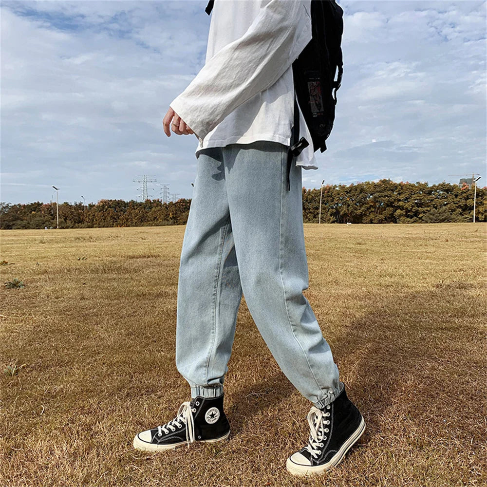 Loose Streetwear Cargo Harem Jeans