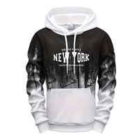 Autumn Winter Mens Tracksuit Casual Printing Splash-ink Hooded Sweatshirts Daily Sports Jogging Clothing Single Piece Tops Pants