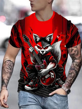 Cartoon Funny Duck Print Overszied T Shirt