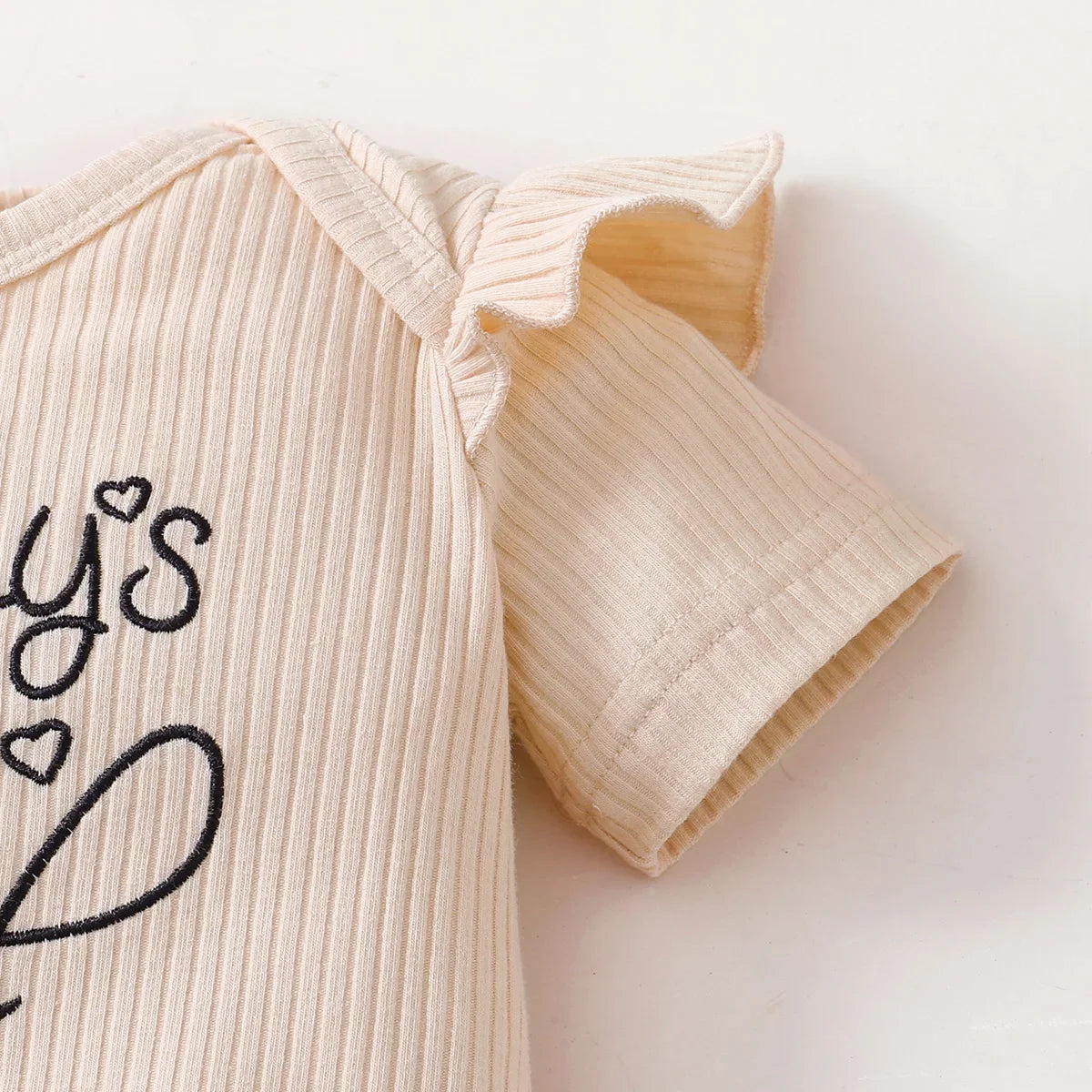 3 Pcs Infants Toddler Short Sleeve Suit