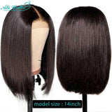 4x4 Lace Short Bob Grace Hair Straight Wig