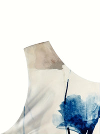 Casual Plus Size Women's Printed Vest