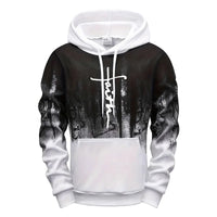 Mens Tracksuit Casual Printing Splash-ink Hooded Sweatshirts Sports Jogging Mens Clothing Autumn Winter Single Piece Tops Pants