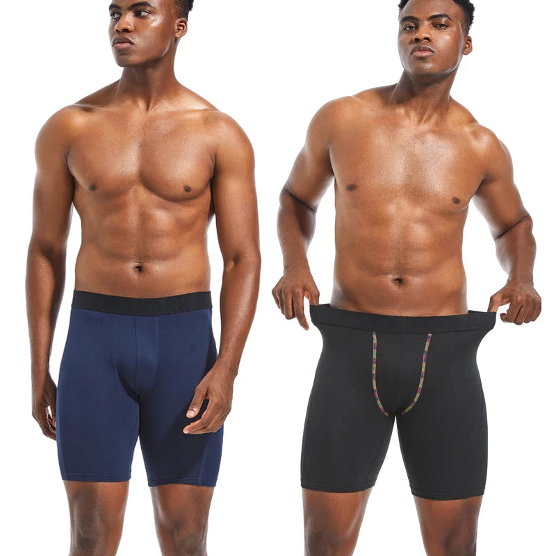 Sports Long Men's New Boxers Polyester